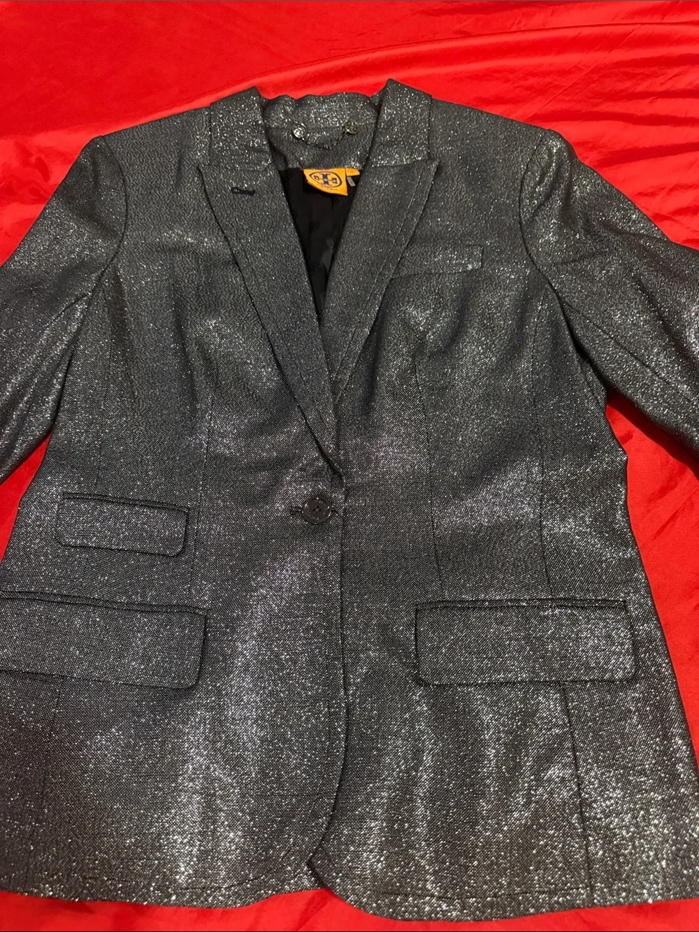 WOW POSHMARK - Authentic Tory Burch NWOT Sparkling Silver Black Blazer